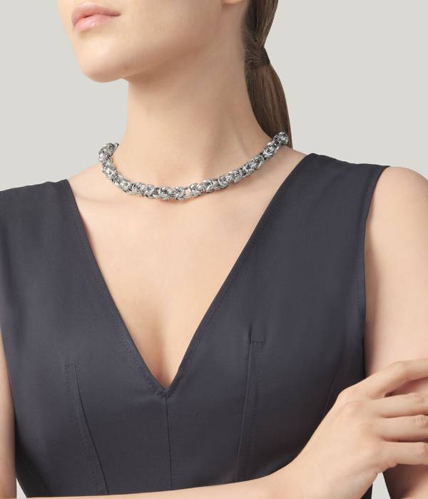 Collana Donna Giovanni Raspini Argento 925 Bizantina Luce 12445