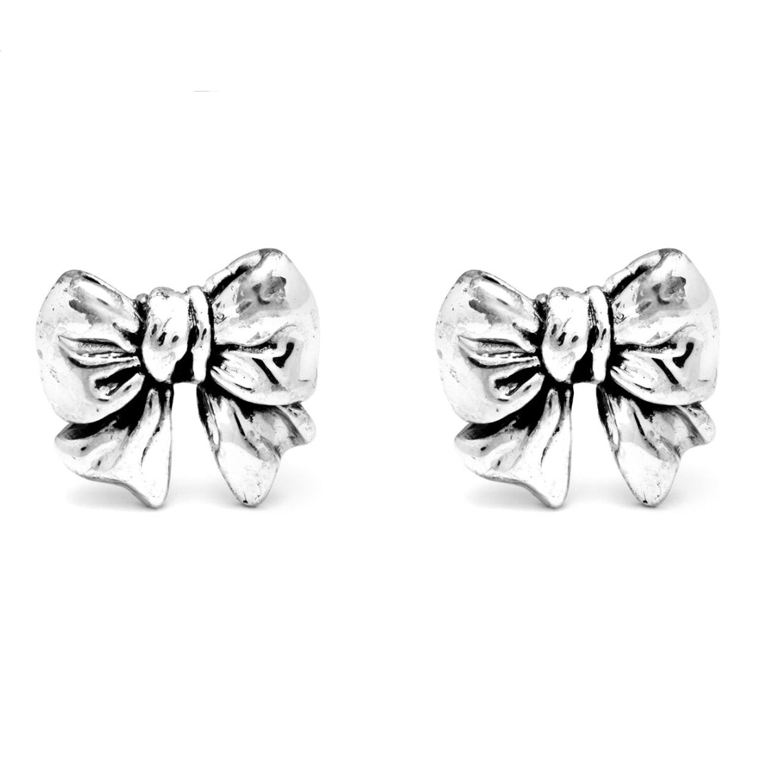 Orecchini Donna Giovanni Raspini Argento 925 Realizzato A Mano Fiocco A Lobo 07853