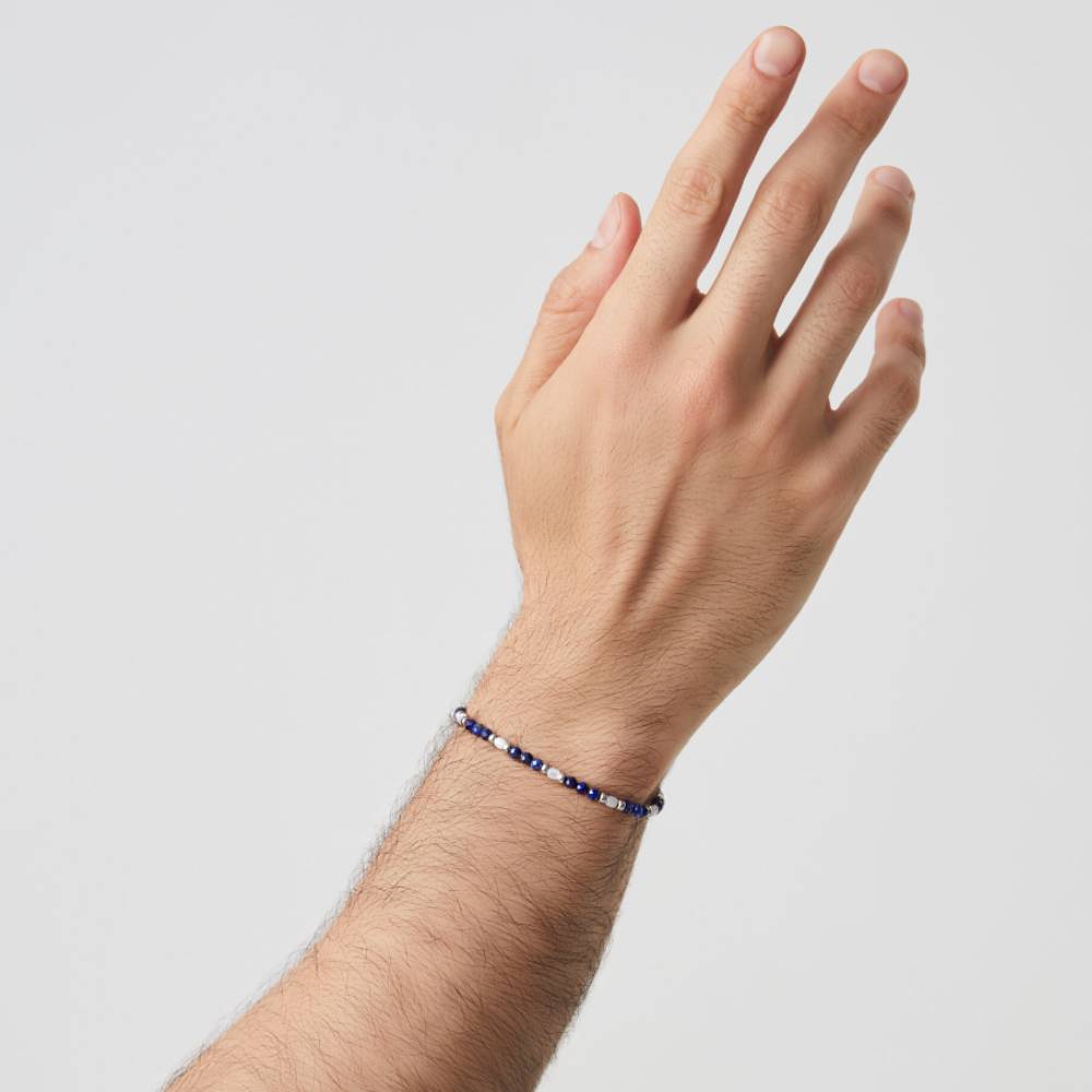 Bracciale Uomo Giovanni Raspini Argento 925 Madreperla Lapislazzuli 12224