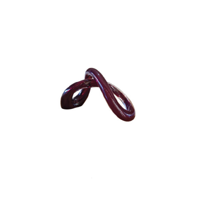 Scultura Cristallo Onlylux Sogninfiniti 21,5 cm Rosso OL03492