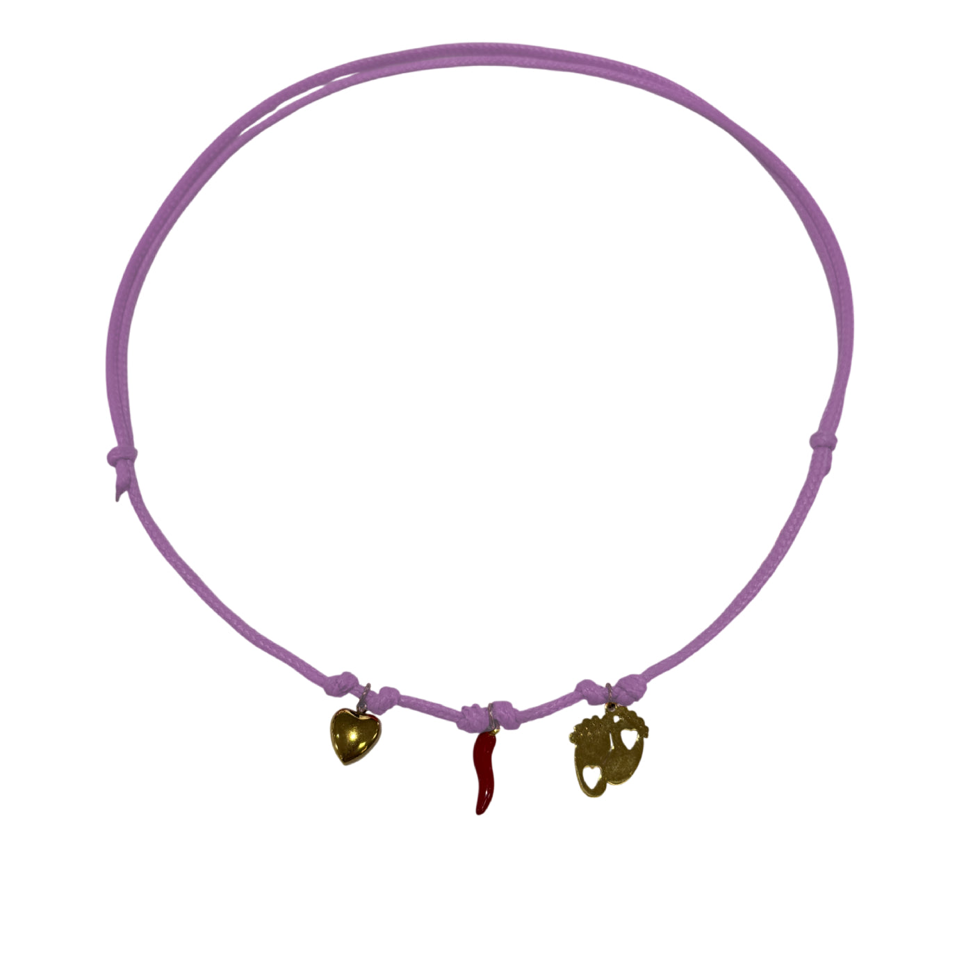 Collana Donna Re Mida Cordino FAMIGLIA SCARAMANTICA