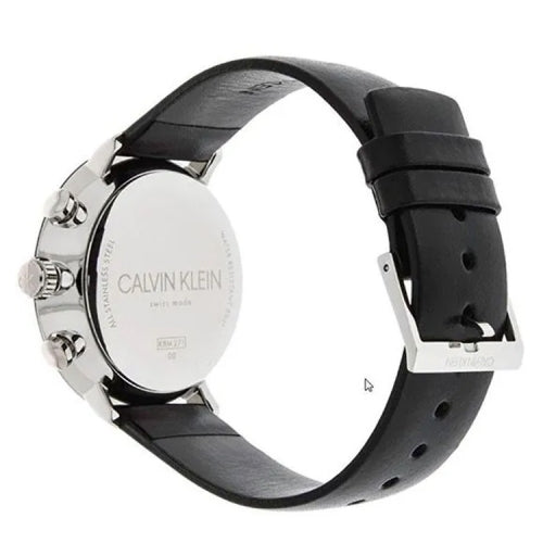 Orologio Uomo Acciaio Calvin Klein Solo Tempo Quarzo Cinturino Pelle K8M271C1