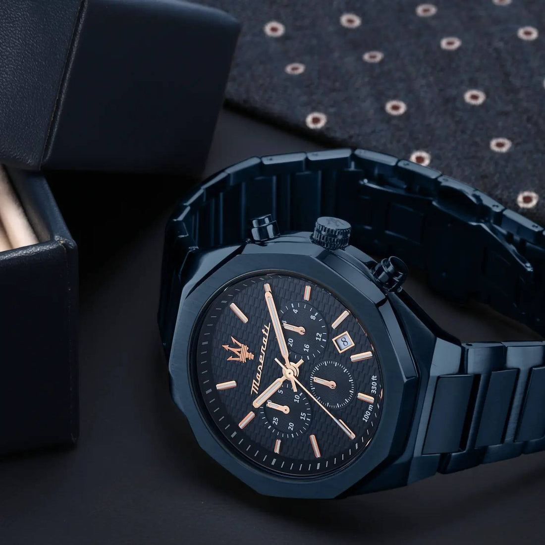 Orologio Uomo Maserati Quarzo Cronografo Acciaio Blu R8873642008