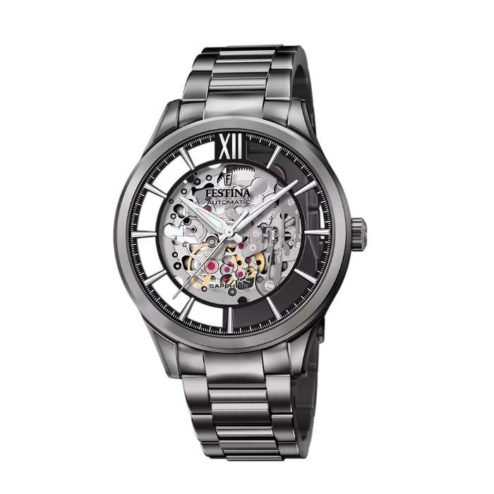 Orologio Uomo Festina Automatico Acciaio Nero F20632/1