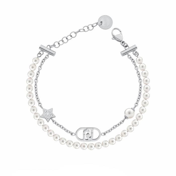 Bracciale Donna Liu Jo Acciaio Perle LJ3165