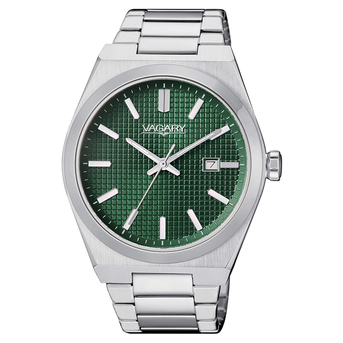 Orologio Uomo Vagary By Citizen Acciaio Quarzo Solo Tempo Verde IB9-212-41