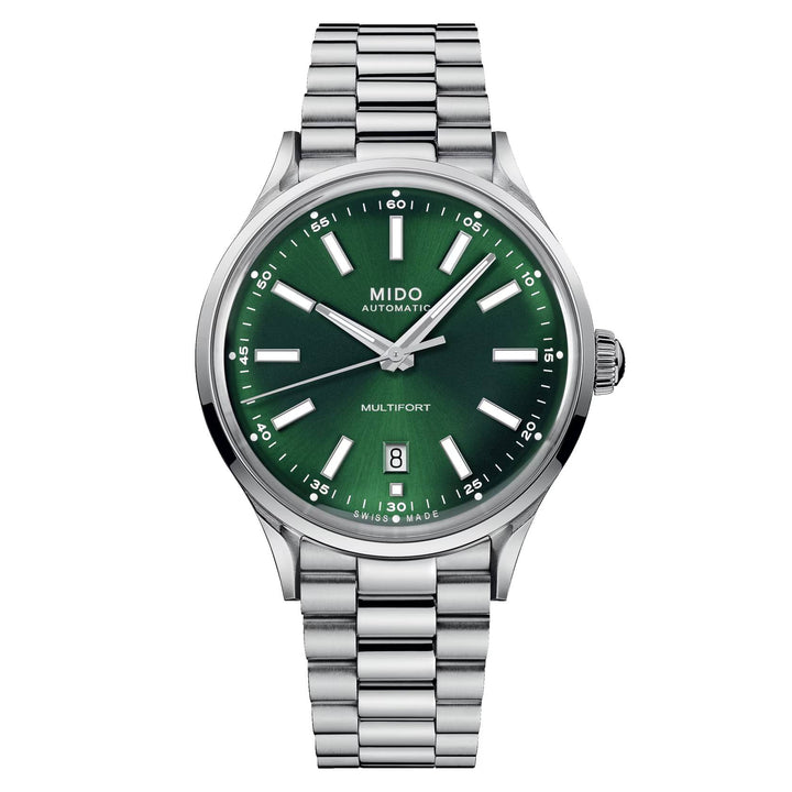 Orologio Uomo Mido Patrimony Powerwind Multifort Verde M040407110910