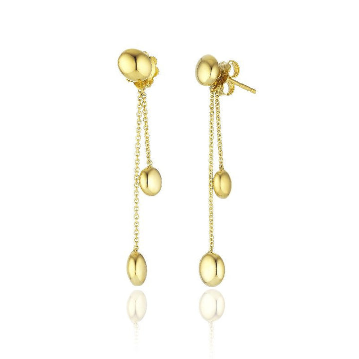 Orecchini Donna Chimento Oro Giallo 18 KT Dischi Lucidi Multifilo 1O01442ZZ1000