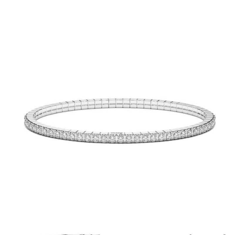 Bracciale Uomo Zancan Tennis Argento 925 Elastico ESB329-175