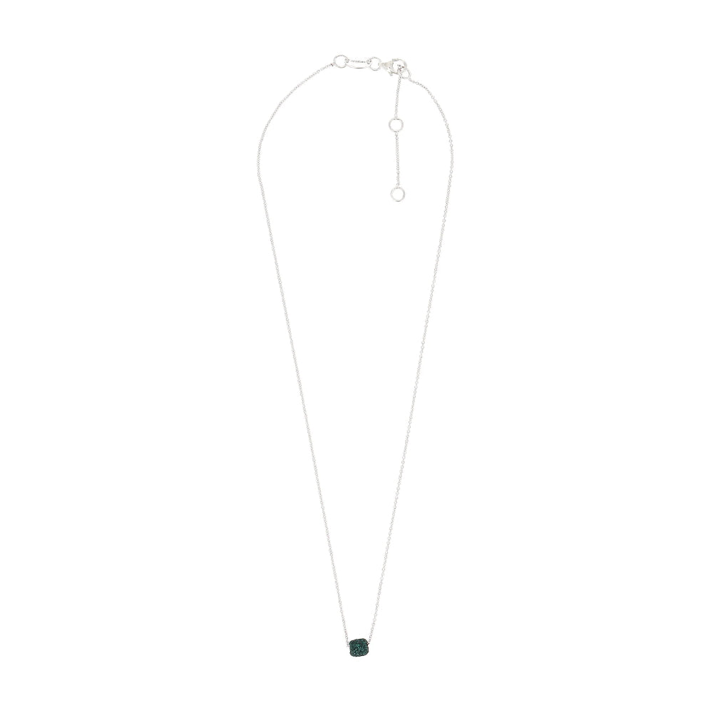 Collana Donna Pesavento Argento 925 Polvere Di Sogni Cubo Verde Amazzonia WPSCE052