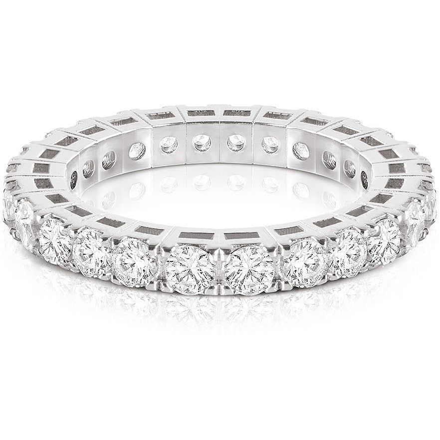 Anello Donna Kulto Argento 925 Girodita Zirconi Bianchi KR925-001-14