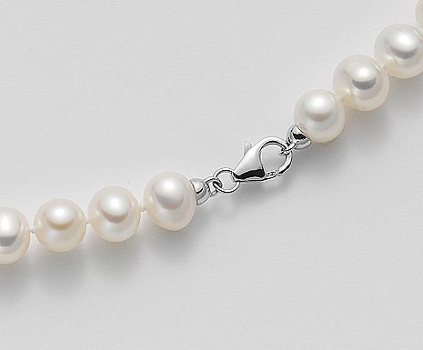 Collana Donna Mikiko Oro 18 Kt Perla fresh water 7-7,5 mm