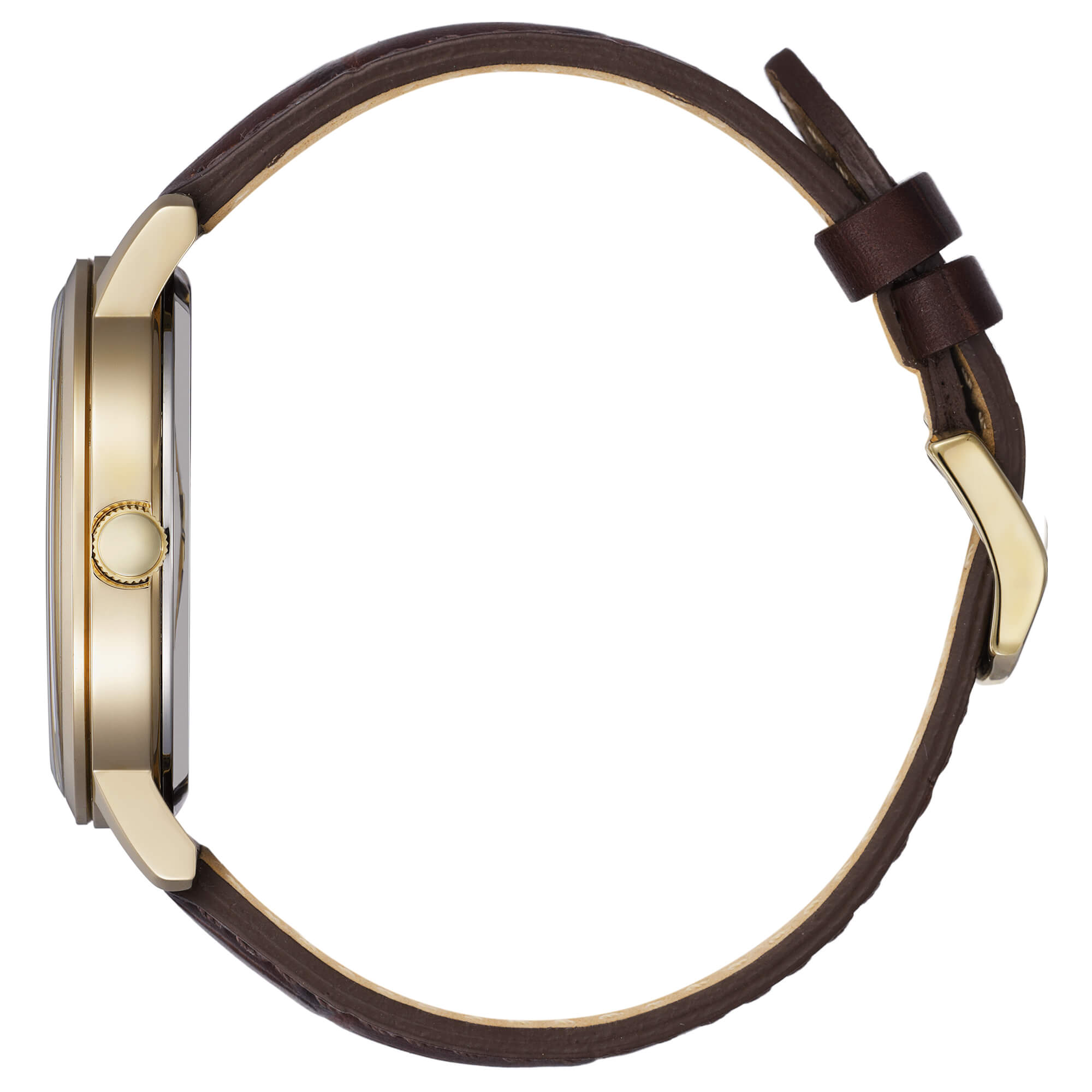 Orologio Uomo Citizen Classic Eco Drive Solo Tempo Data Acciaio Dorato BM7463-12A