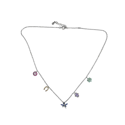 Collana Donna Re Mida Argento Multiciondolo CL-Djv-1/A