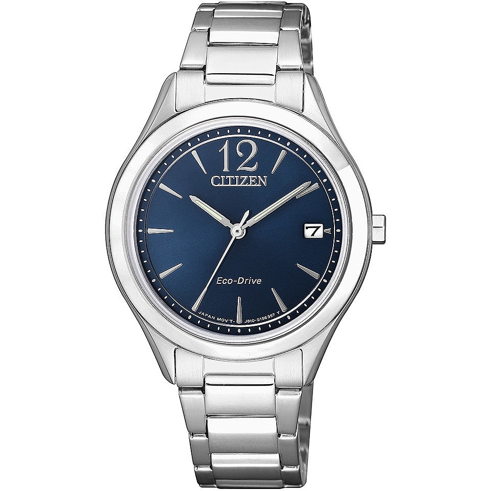Orologio Donna Citizen Acciaio Solo Tempo Lady Eco Drive Datario FE6120-86L