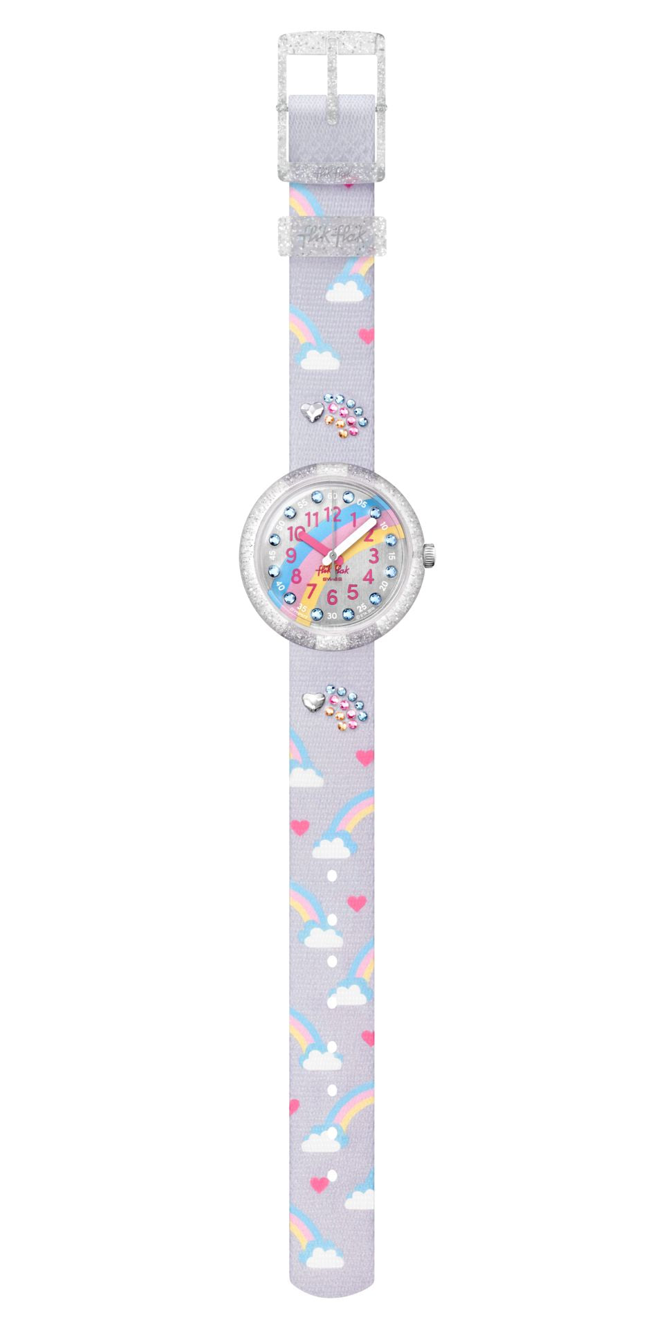 Orologio Swatch Bambina Flik Flak Rosa Solo Tempo ZFPN072