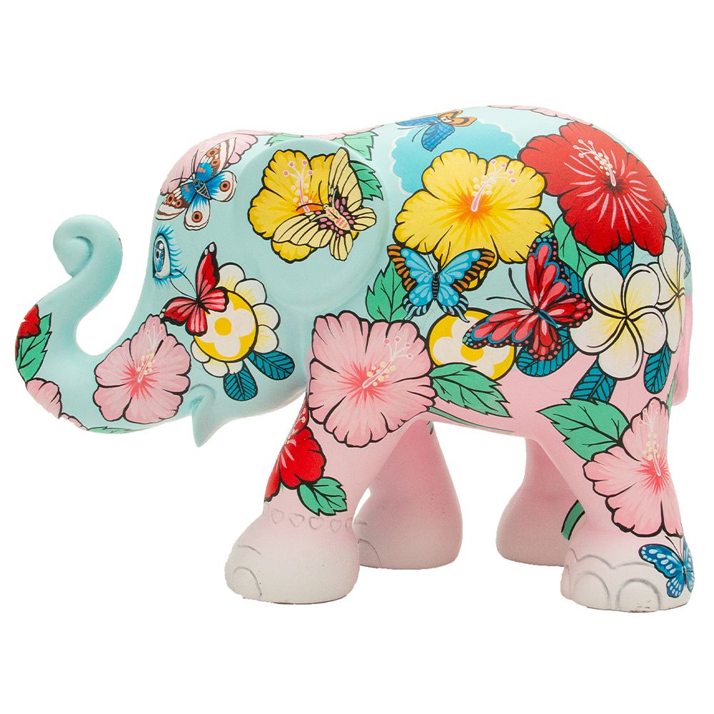 Scultura Elefante Onlylux Beautiful Life 15cm Resina Dipinto A Mano 8858831261624