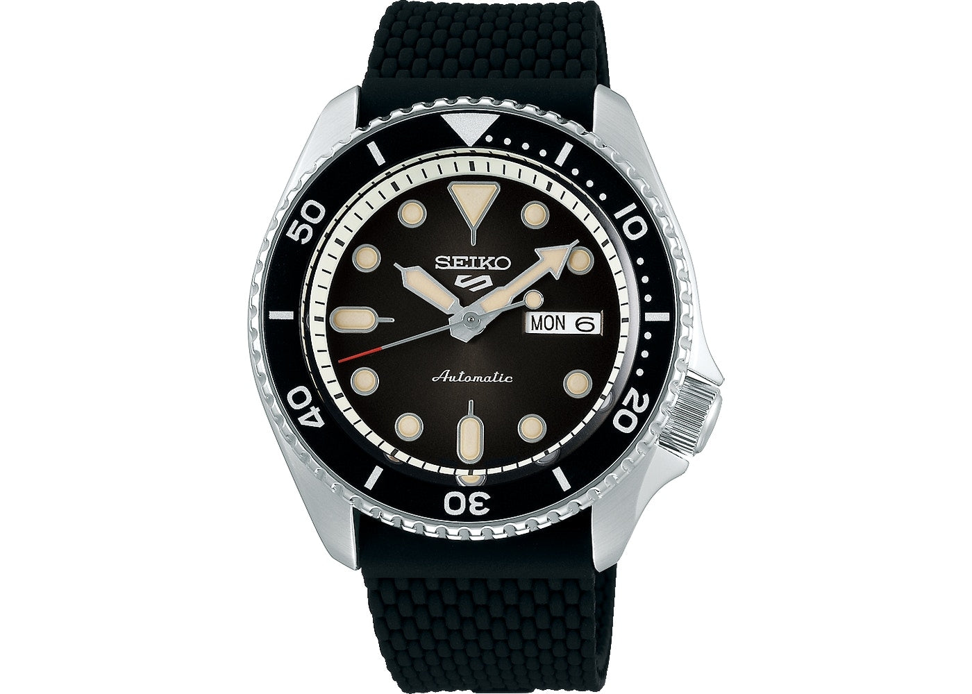 Orologio Uomo Acciaio SEIKO 5 Sport 43mm Automatico Doppia Data SRPD73K2