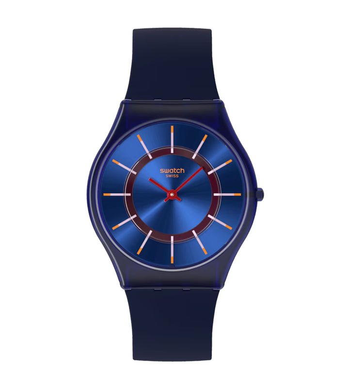 Orologio Unisex Swatch JAMMY GRAPE DREAM Skin Blu Turchese SS08I100
