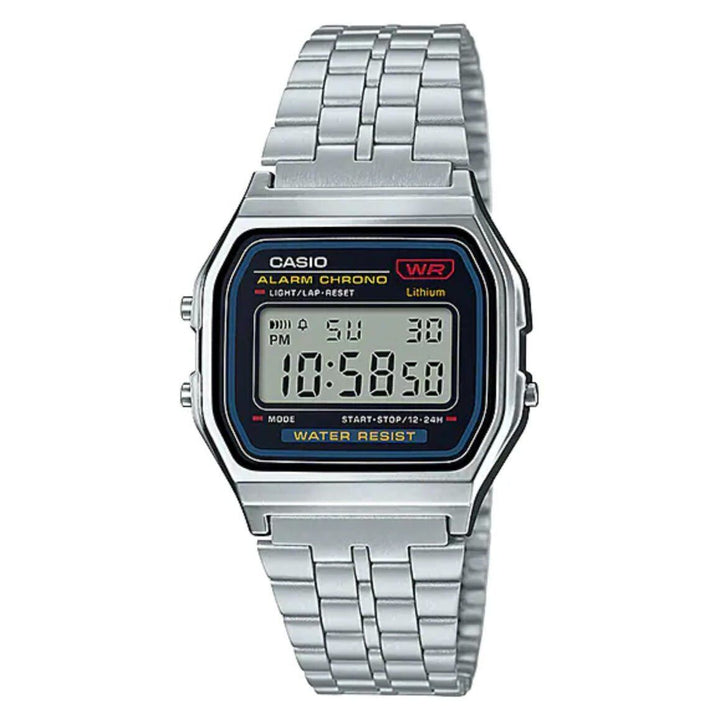Orologio Uomo Casio Vintage Retrò Digitale Acciaio  A159WA-N1DF