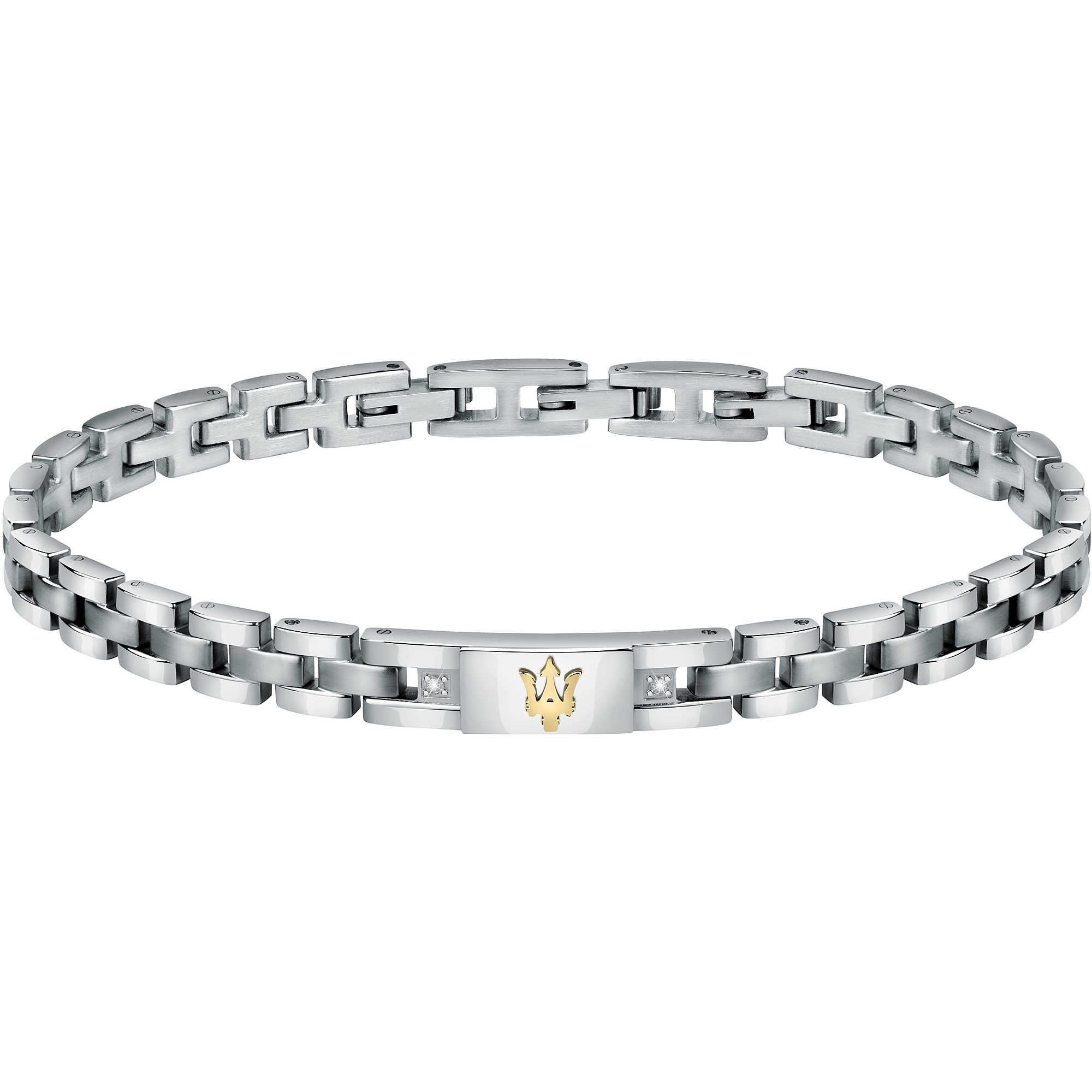 Bracciale Uomo Acciaio Maserati Diamanti JM221ATY04