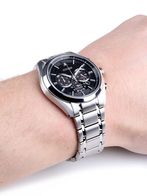 Orologio Uomo Citizen Eco Drive Cronografo Super Titanio Nero CA4010-58E