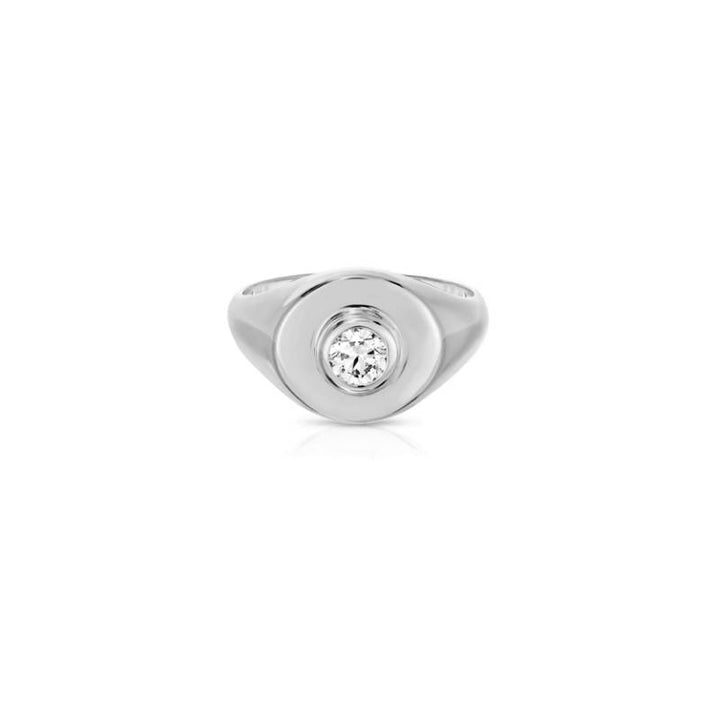 Anello Donna Liu Jo Solitario Acciaio Lucido Zircone Bianco LJ2495M10CV