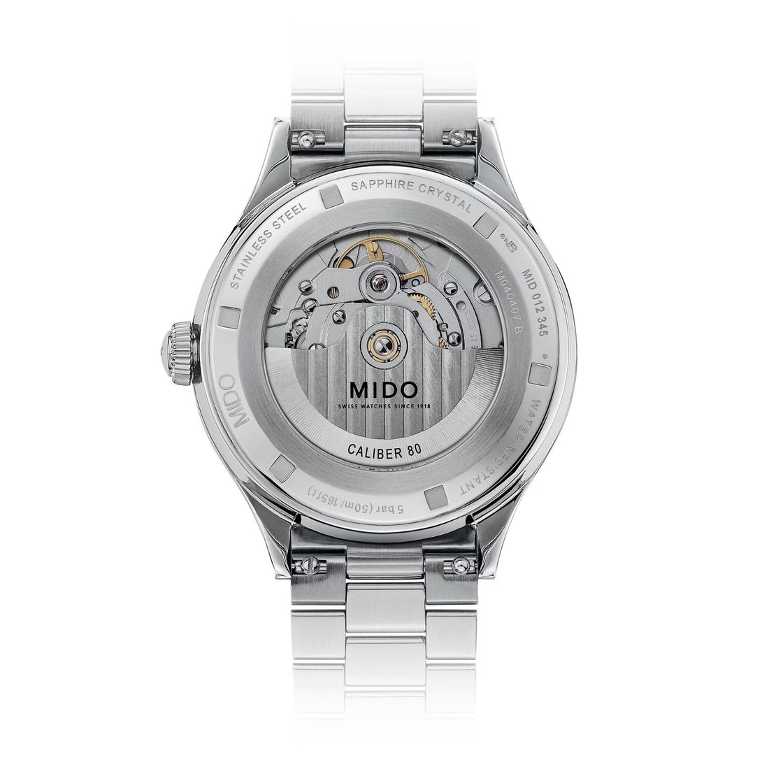 Orologio Uomo Mido Automatico Multifort Powerwind Acciaio Data Nero M0404071105700
