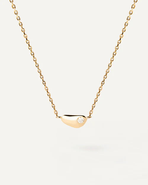 Collana Donna PDPaola Argento Dorato 925 Zircone Bianco CO01-873-U