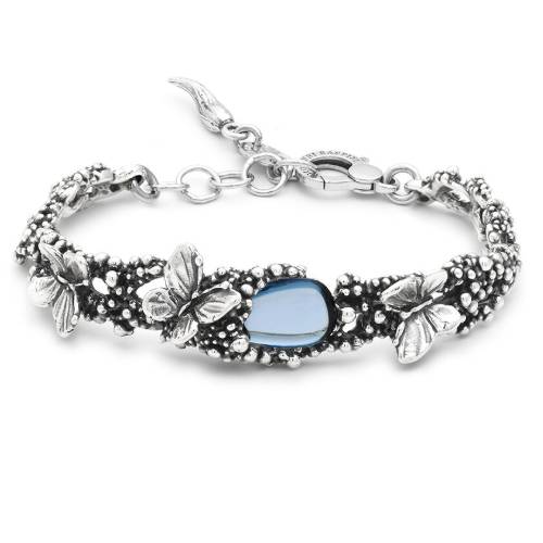 Bracciale Donna Giovanni Raspini Argento 925 Goccia Farfalle 12419