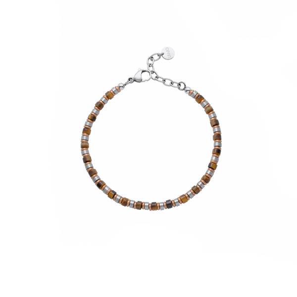 Bracciale Uomo Liu Jo Acciaio Pietre MLJ638