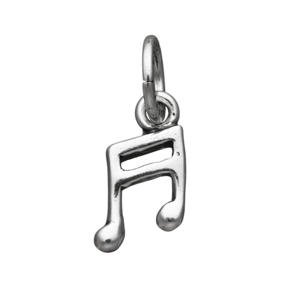 Charm Unisex Giovanni Raspini Argento 925 Nota Musicale Realizzato A Mano 09517