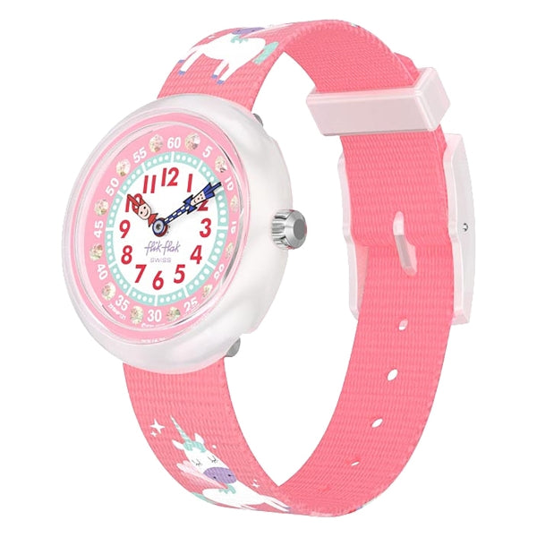Orologio Bambino Swatch Solo Tempo Flik Flak Unicorno ZFBNP121