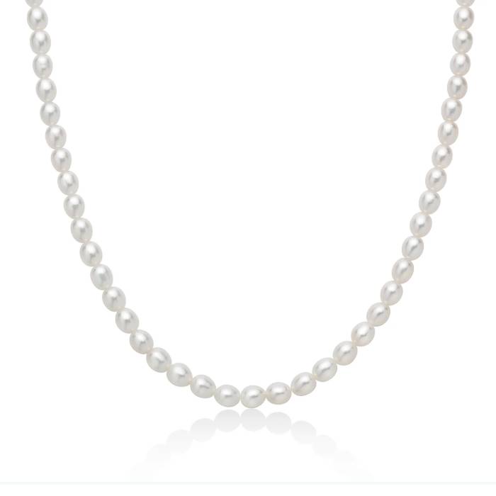Collana Donna Miluna Perle Pepite Argento PCL6652B