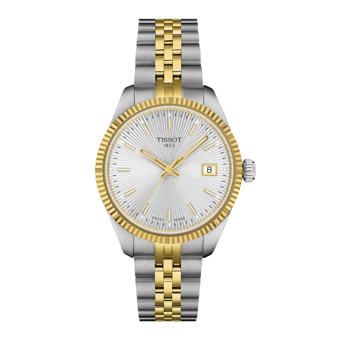Orologio Donna Tissot Ballade Acciaio Bicolore Quarzo Data T1562102203100