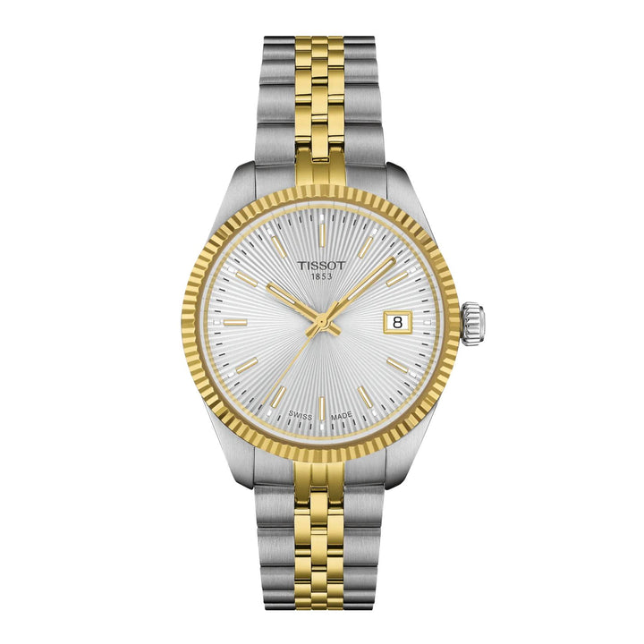 Orologio Donna Tissot Ballade Acciaio Bicolore Quarzo Data T1562102203100