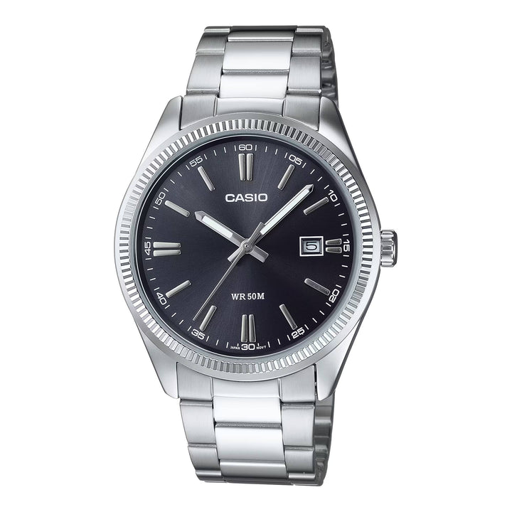 Orologio Unisex Acciaio Casio Quarzo Nero MTP-1302PD-1A1VEF