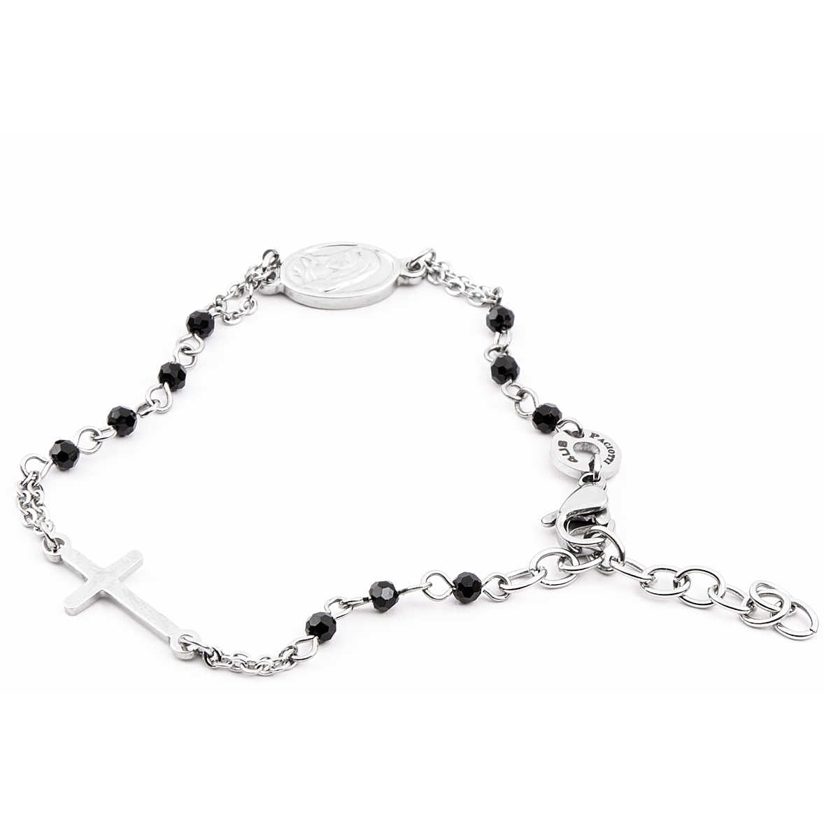 Bracciale Uomo Acciaio 4US Cesare Paciotti Rosario  4UBR4051