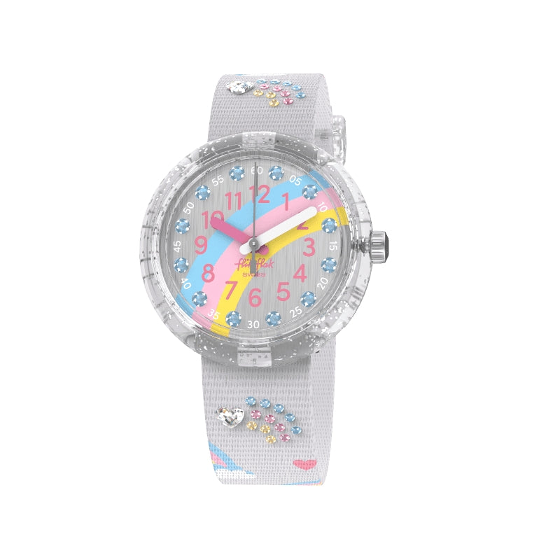 Orologio Swatch Bambina Flik Flak Rosa Solo Tempo ZFPN072