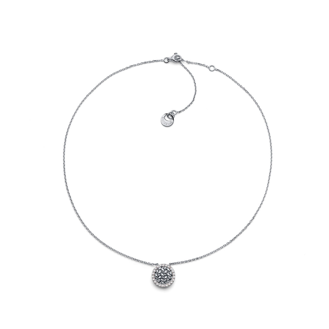 Collana Donna Unoaerre Argento 925 chicco e zirconi 571970