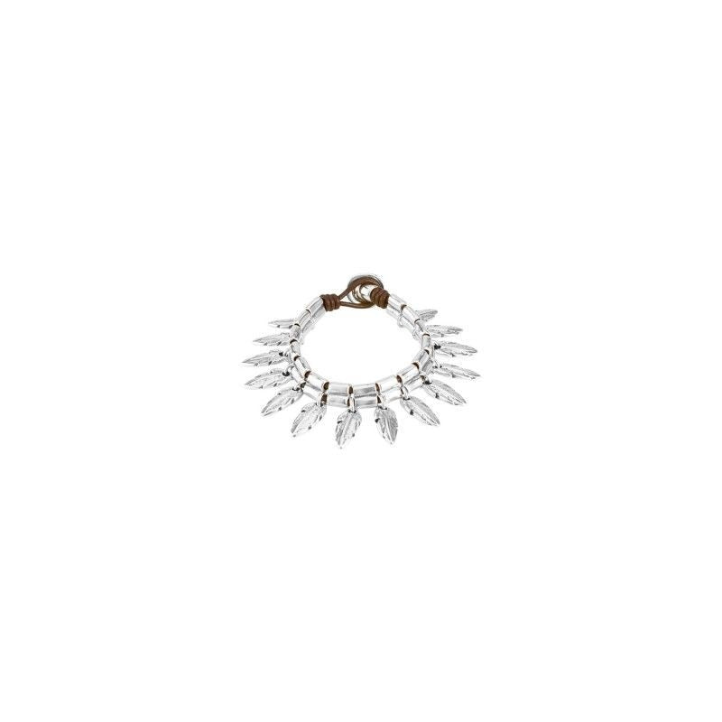 Bracciale Donna Uno De 50 Color Argento Piume A Ciondolo
