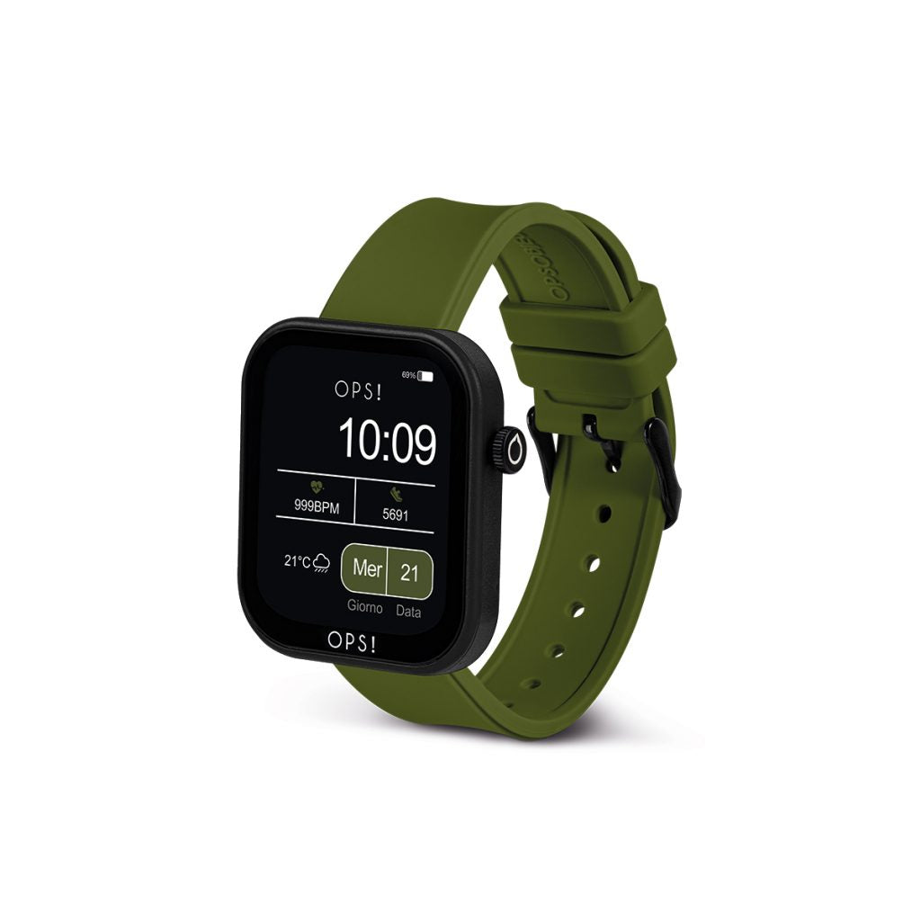 Orologio Uomo Ops Smartwatch Active Call Verde Militare OPSSW-36