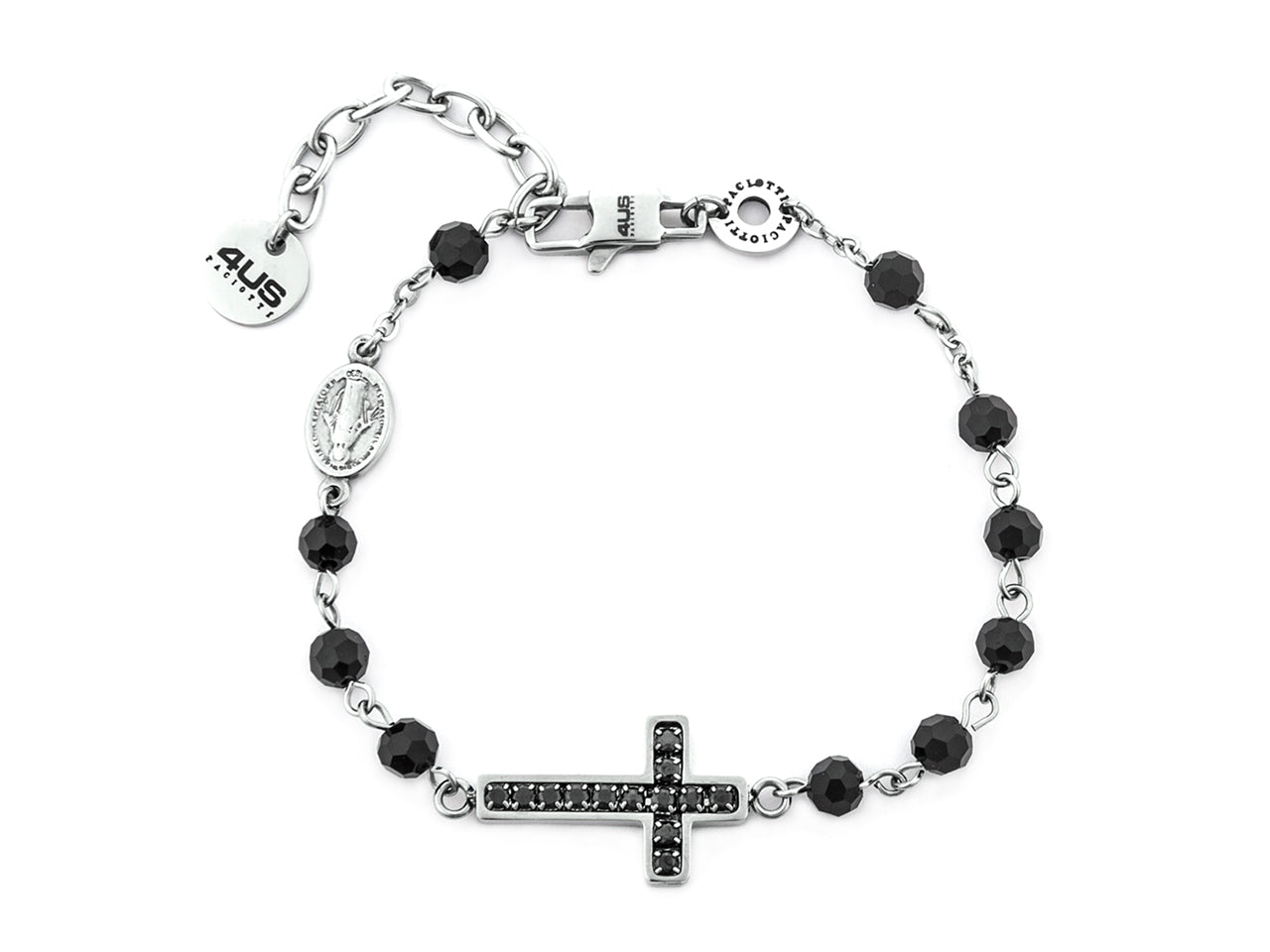 Bracciale Uomo Acciaio 4US Cesare Paciotti Rosario  4UBR7508