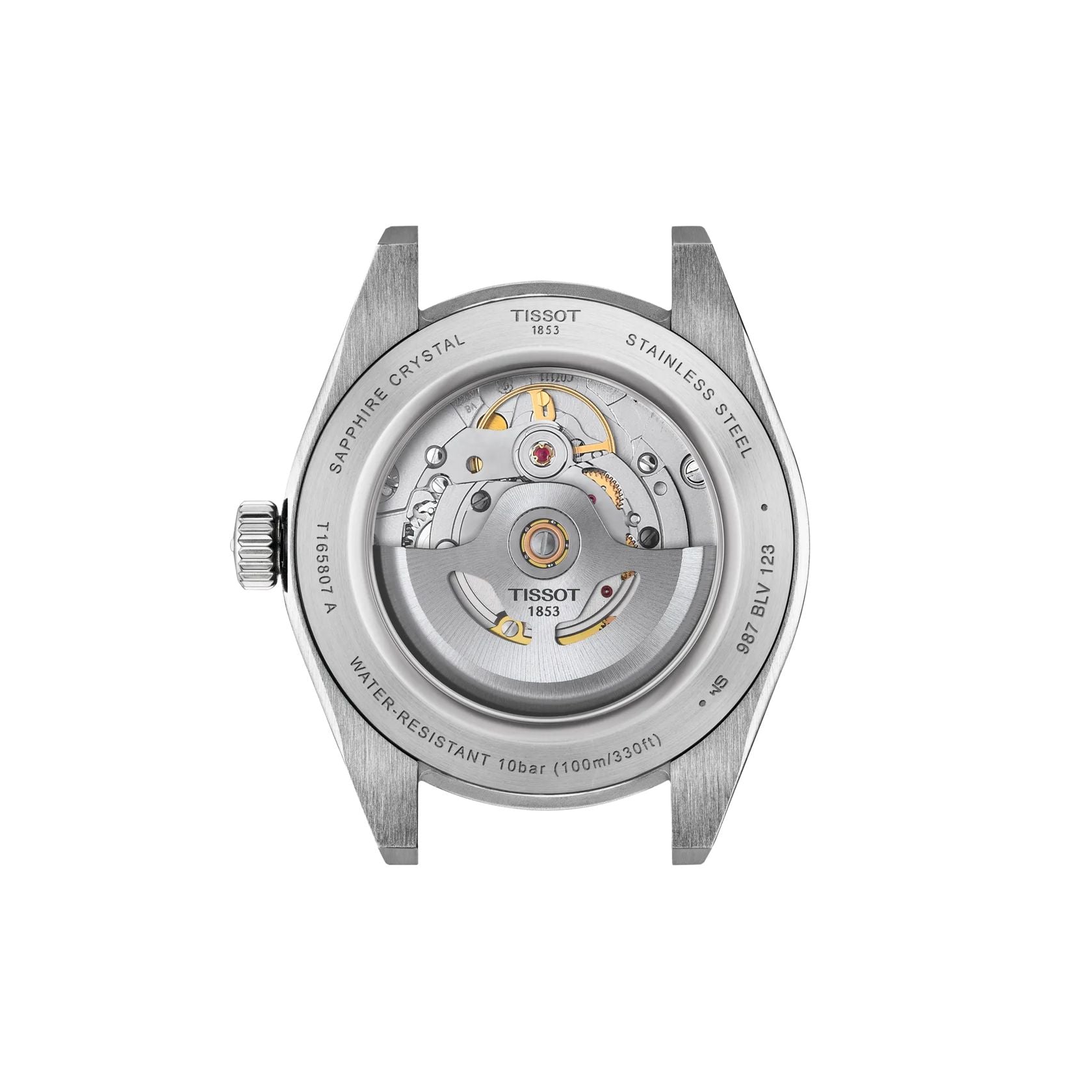 Orologio Uomo Tissot Gentleman 38 mm Powermatic 80 Nero T1658071105100
