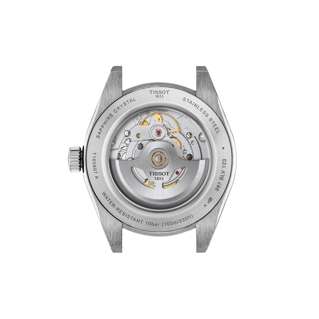 Orologio Uomo Tissot Gentleman 38 mm Powermatic 80 Nero T1658071105100