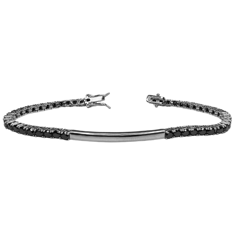 Bracciale Uomo Re Mida Tennis Argento 925 Personalizzabile