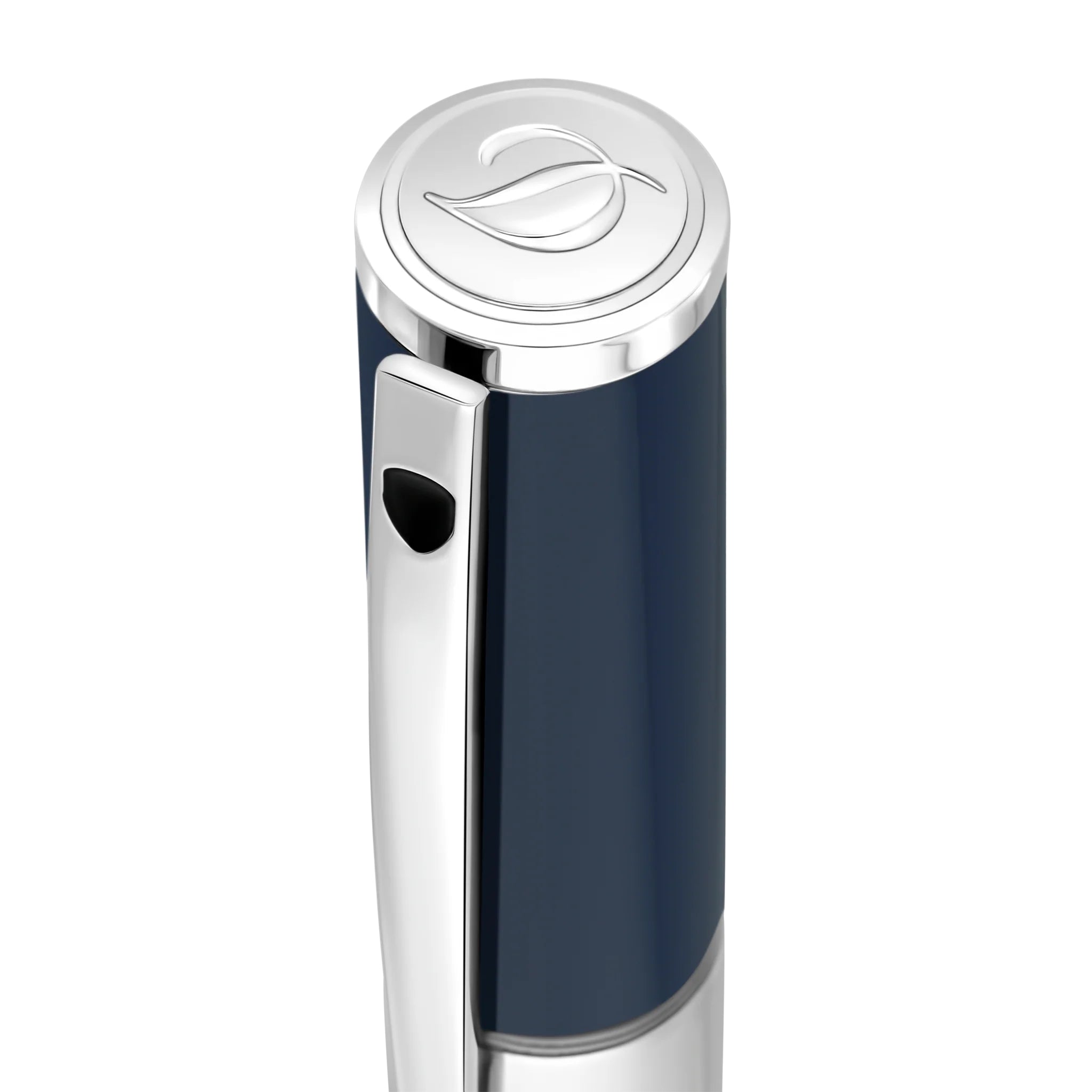 Penna Uomo Dupont Roller Biro Acciaio Smalto Blu 262205