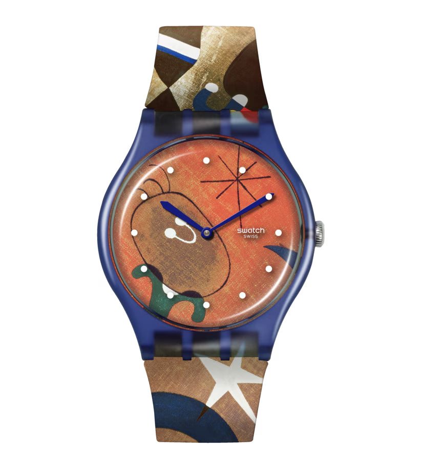 Orologio Unisex Swatch Miro's Women & Bird In The Moonlight SO29Z136