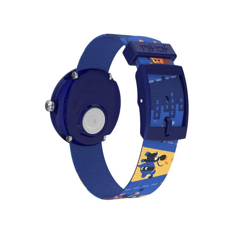 Orologio Bambino Swatch Flik Flak Paws Up Quarzo Blu Multicolore ZFBNP221