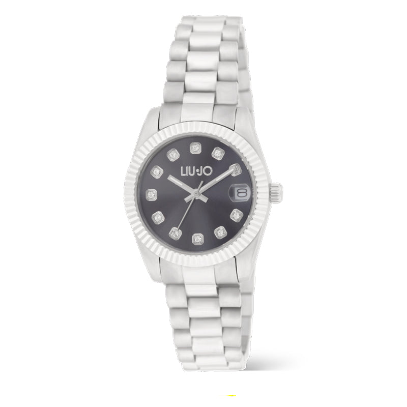 Orologio Donna Liu Jo Casual Zirconi Bianchi TLJ2483